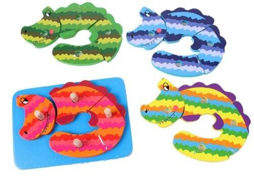 Puzzle 4 in 1 crocodil [2]