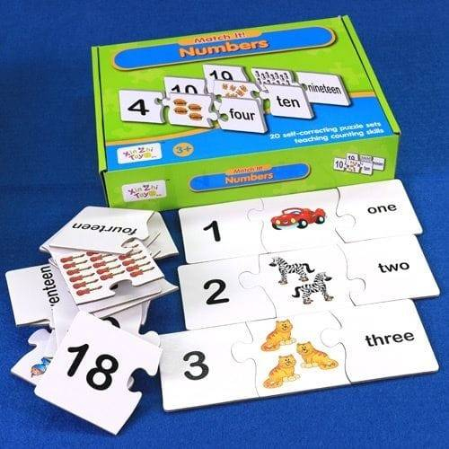 Puzzle educativ cu numere, 60 piese [3]