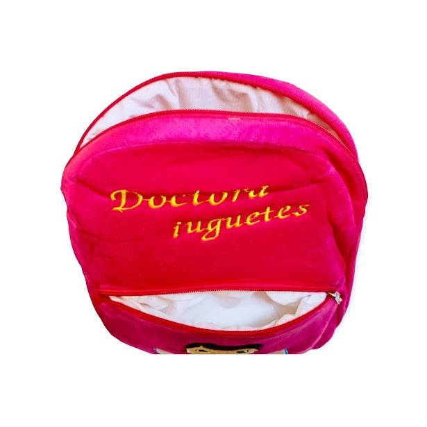 Rucsac cu buzunar, Doc, geanta din plus pentru gradinita, roz [2]