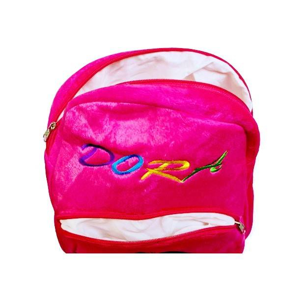 rucsac cu buzunar, Dora, geanta din plus pentru gradinita, roz [2]
