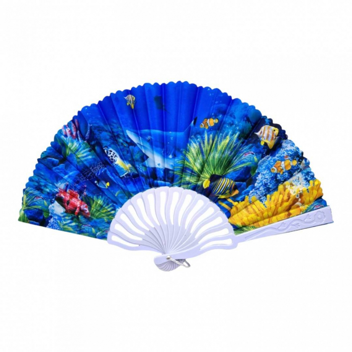 Set 12 evantaie din material plastic si textil, albastru [6]