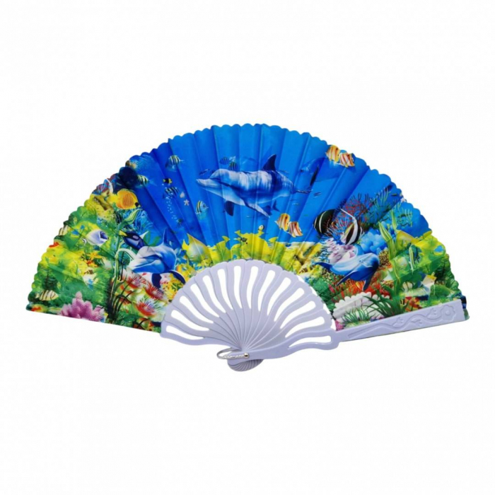 Set 12 evantaie din material plastic si textil, albastru [4]