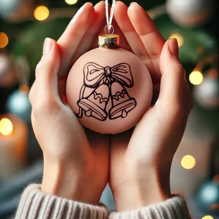 Set 4 globuri de Craciun pentru colorat, creeaza-ti propriile decoratiuni magice [4]