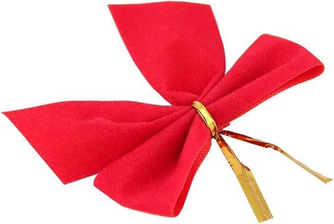 Set 12 fundite decorative rosii pentru Craciun [4]