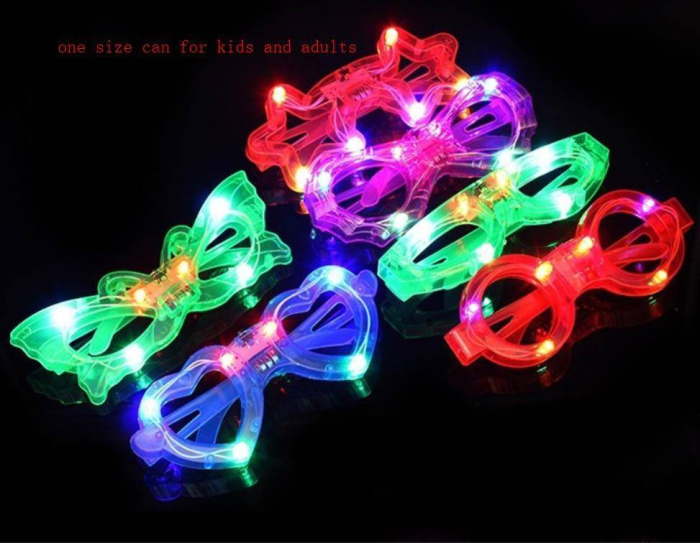 Set 12 ochelari cu lumini LED, forme mixte si lumini vibrante pentru copii [4]