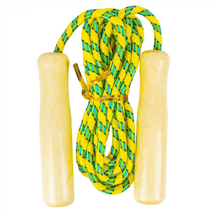 Coarda pentru sarit, manere din lemn [2]