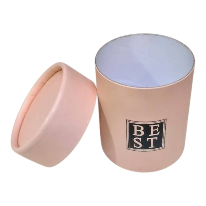 Set 6 cutii cadou cilindrice Best, design modern si elegant, roz gold [2]