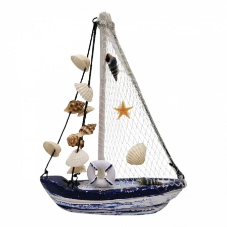 Decoratiune marina, barca cu vele, 20 cm [2]