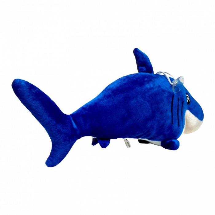 Jucarie din plus, rechin cu detalii brodate, Marele Alb, 35 cm [3]