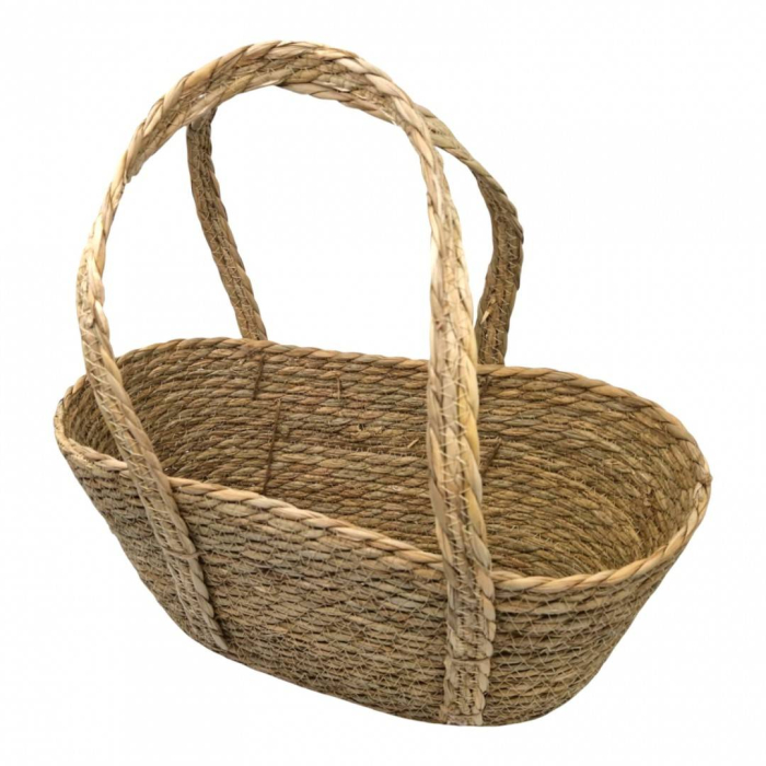 cos impletit din fire naturale sub forma de poseta [2]