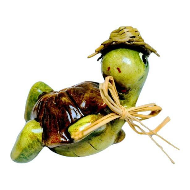 Set 4 ornamente din rasina, decoratiune pentru gradini, terase, gazon, broasca testoasa, 8 cm [4]