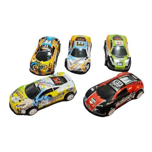 set 5 masini metalice de curse, 1:50, multicolore [1]