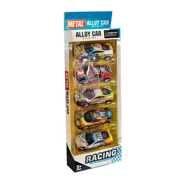 set 6 masini metalice de curse, 1:50, multicolore [2]
