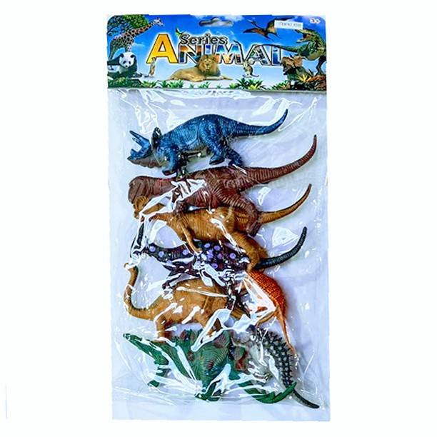 set 8 figurine , dinozauri, multicolor, 12-16 cm [2]