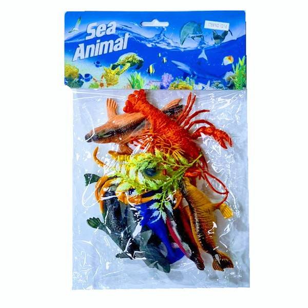 set 8 figurine , vietuitoare marine, multicolor, 10-14 cm [2]