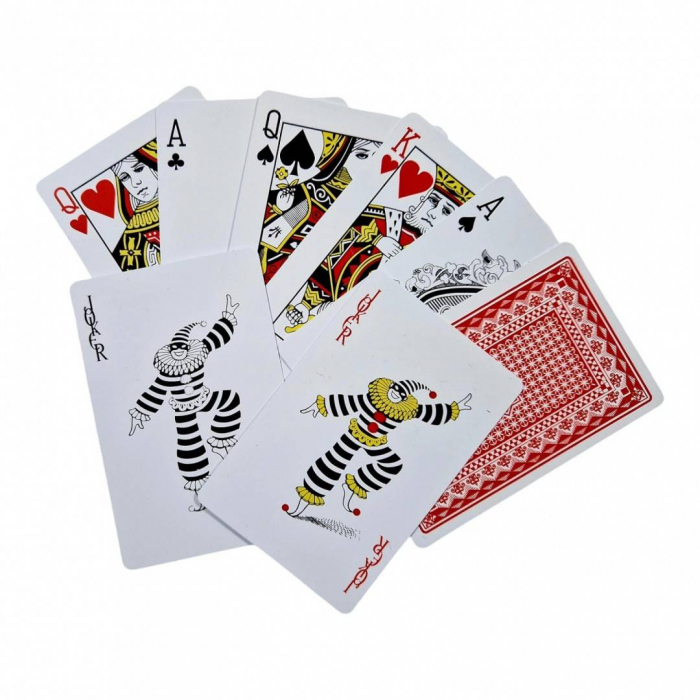 Set carti de joc poker, set 2 pachete in cutie metalica [6]