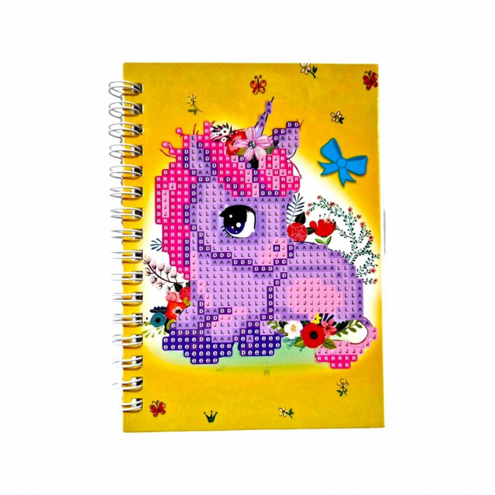 Set creativ de pictura cu diamante, agenda 48 file [2]