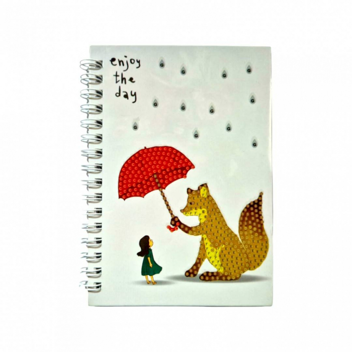 Set creativ de pictura cu diamante, agenda 48 file [6]