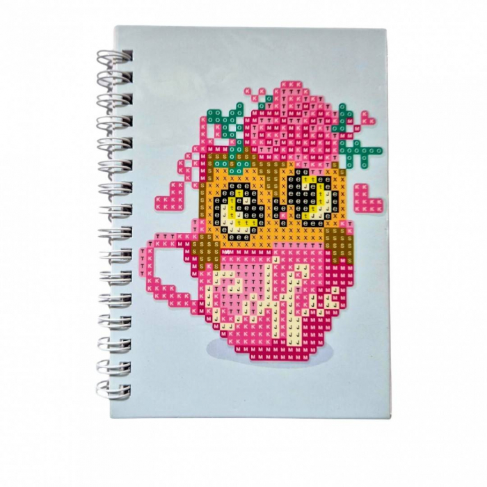 Set creativ de pictura cu diamante, agenda 48 file [5]