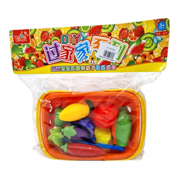 Set de jucarie, legume de taiat cu cos si accesorii [2]