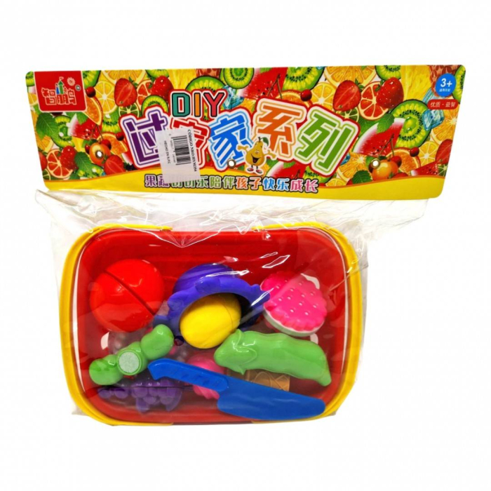 Set de jucarie, alimente de taiat cu cos si accesorii [2]
