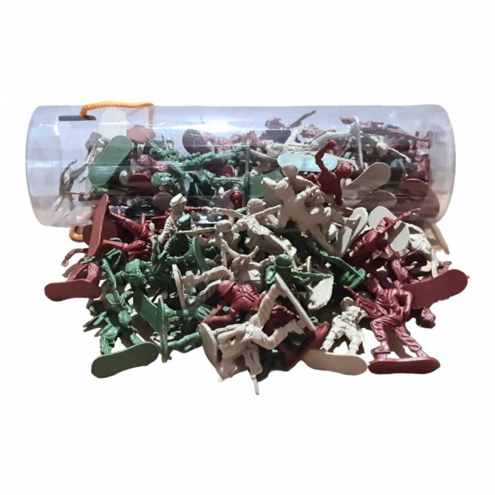 Set militar, 45 figurine soldati prezentati in tub, 5 cm [3]