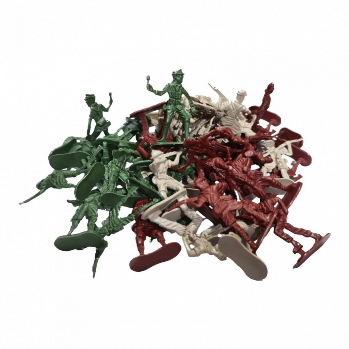 Set militar, 45 figurine soldati prezentati in tub, 5 cm [2]