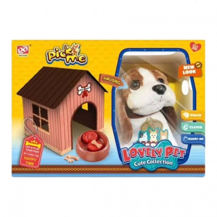 Set veterinar pentru copii, catelus cu casuta si accesorii [2]