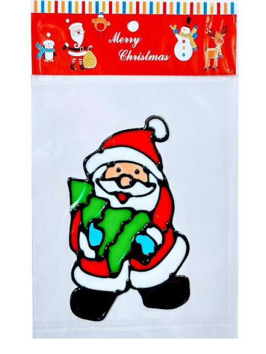 Sticker de Craciun refolosibil, din silicon, 15 cm [6]