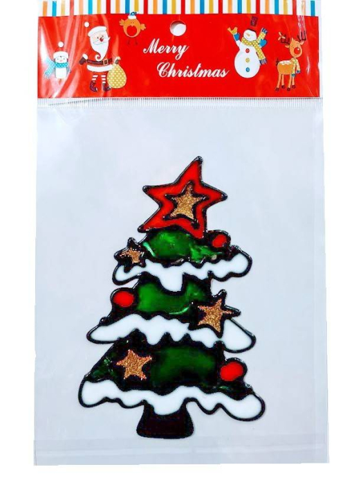 Sticker de Craciun refolosibil, din silicon, 15 cm [3]