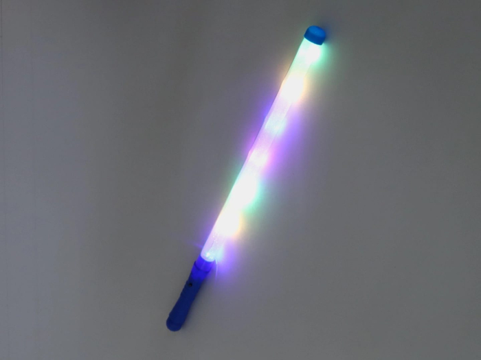 Baghetă Luminoasă LED Magic Glow Stick, 48 cm, Albastru, Ideală pentru Petreceri și Concerte [2]