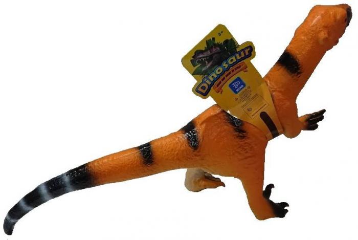 Velociraptor, dinozaur din plastic moale cu sunete specifice, 49 cm lungime, Jurassic World [2]