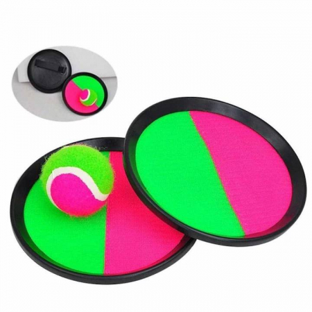 Vara - Set Joc interactiv cu sistem de fixare pe mana, palete cu scai si minge