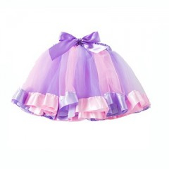 Fusta tulle rainbow, tutu in culori pastelate , 3- 6 ani