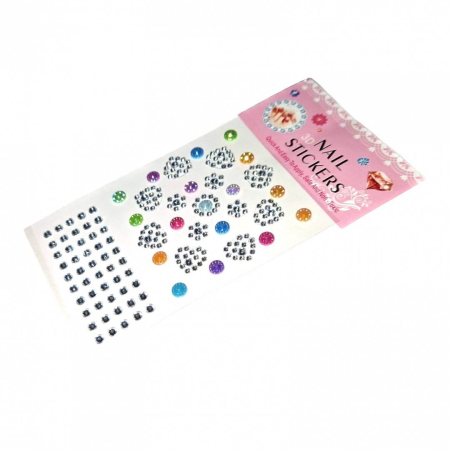 Diverse - sticker cristale autoadezive, 12 folii, peste 2500 strasuri