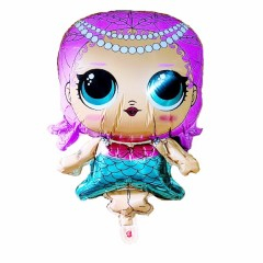 Petrecere - Balon folie printesa, supapa de autoetansare, 78 x 47 cm, multicolor