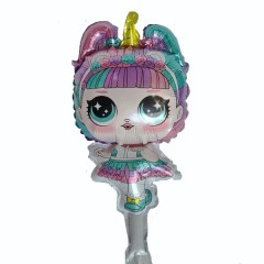 Petrecere - Balon folie printesa, supapa de autoetansare, 46 x 21 cm