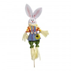 Paste - Decoratiune Paste pe bat, iepure  46 cm