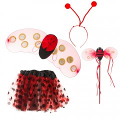 Petrecere - Costum gargarita, fustita, bagheta, bentita si aripioare