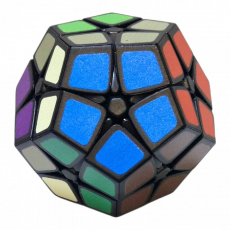 Jucarii Educative - Cub magic profesional cu 12 laturi, Megaminx, puzzle 3D pentru minti curajoase