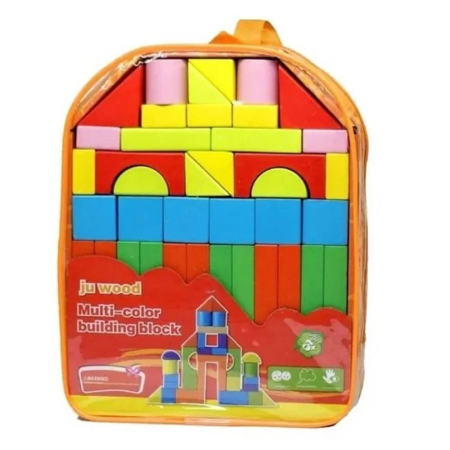 Jucarii Lemn - cuburi din lemn in rucsac