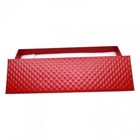 Cutii pentru bijuterii - cutie pentru bratari, rosu, 21x6x2.7 cm