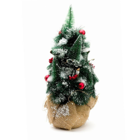 Craciun - Decoratiune Craciun handmade, brad impodobit