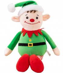 Craciun - Decoratiune Craciun, jucarie moale din plus, spiridus, 40 cm
