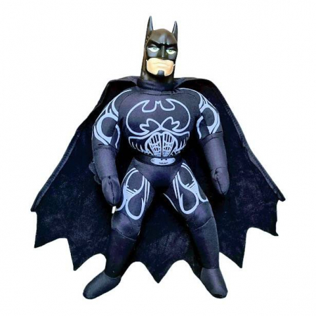 Figurine - erou textil, figurina cu pelerina neagra catifelata- 40 cm