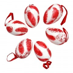 Paste - set oua decorative de Paste, de agatat, set 6 buc, 7 cm