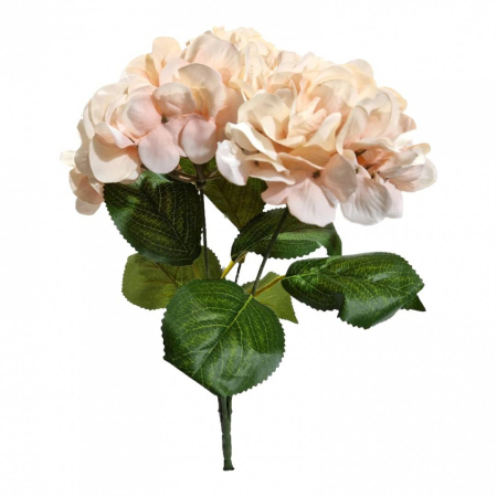 Flori artificiale - Flori artificiale, buchet 5 fire, hortensie, 42 cm