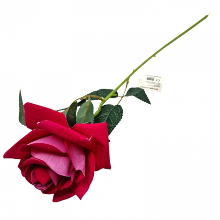 Flori artificiale - Flori artificiale, fir trandafir, 50 cm, roz