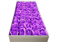 Flori sapun - flori de sapun, trandafiri mov , 50 buc/ set