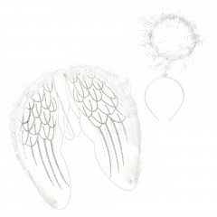 Petrecere - Costum ingeras cu aripi si coronita